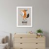 be brave tilki duvar posteri