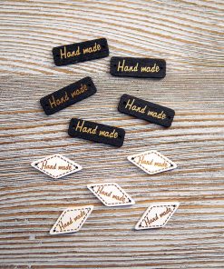 Alternative view of Hand Made Yazılı Ahşap Düğme