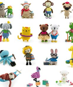 Amigurumi Globetrotters 6 amigurumi globetrotters karakterler amigurumi kitap