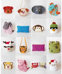 Crochet Kids’ Bags Amigurumi Çocuk Çantaları 8 crochet kids bags icerik