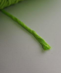 Neon Yeşil Tek Burgulu Pamuk İp String Makrome İp 5mm 9 Neon Yeşil Tek Burgulu Pamuk İp String Makrome İp 5mm - Görsel 4