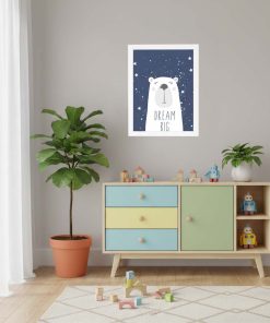 Dream Big Çocuk Odası Posteri (Çerçevesiz)
