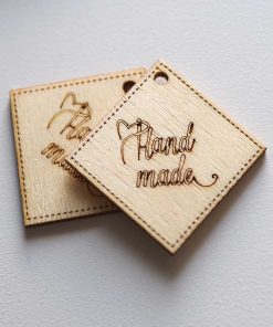 ahsap etiket hand made yazili ahsap makrome etiketi karo