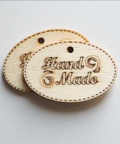 ahsap etiket hand made yazili ahsap makrome etiketi oval