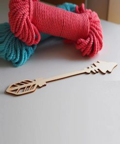 tuylu arrow ahsap ok makrome ahsap tahta macrame tahta wood macrame stick makrame