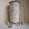 6mm 3 Büküm Pamuk Halat İp EKRU 2 6mm pamuk halat ip ekru makrome ipi macrame cotton rope 3 bukum halat ip