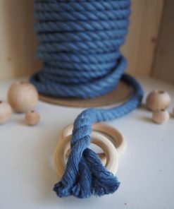 Alternative view of 12mm // 3 Büküm // Pamuk Halat İp // DENİM
