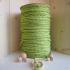 8mm // 3 Büküm // Pamuk Halat İp // FISTIK YEŞİL 2 8mm 3 bukum yesil pamuk halat ip pamuk makrome ipi kalin halat ip hamak ipi