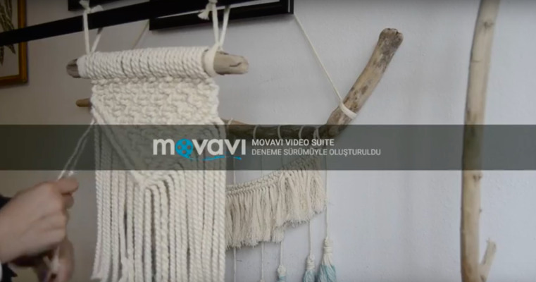 makrome ye yeni baslayanlar icin mini modern makrome duvar dekoru