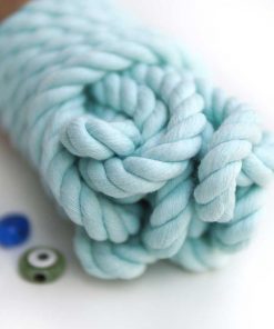 Alternative view of 10mm 3 Büküm Pamuk Halat İp MİNT