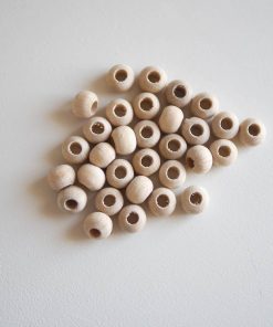 ahsap boncuk ham boncuk 9mm makrome boncuk