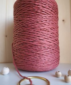 Kiremit Tek Burgulu Pamuk İp String Makrome İpi // 2mm 7 makrome ipi 2mm kiremit pamuk ip tek bukum string ip makrome ipi renkli makrome ipi tek burgulu pamuk halat ip macrame