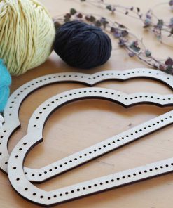 Alternative view of Ahşap Delikli Dokuma Kasnağı BULUT