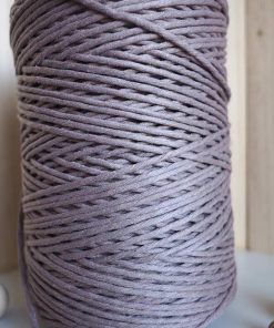 Vizon Tek Burgulu Pamuk İp String Makrome İpi // 3mm 7 Vizon Tek Burgulu Pamuk İp String Makrome İpi // 3mm - Görsel 3