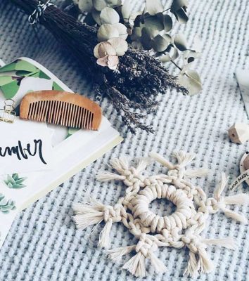 makromeden kar taneleri nasil yapilir how to make macrame snowflake