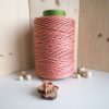 Somon Tek Burgulu Pamuk İp String Makrome İpi // 3mm 1 ince makrome ipi