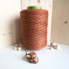 Tarçın Tek Burgulu Pamuk İp String Makrome İpi // 3mm 1 ince makrome ipi