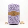 Lavanta Tek Burgulu Pamuk İp String Makrome İpi // 3mm 1 ince makrome ipi
