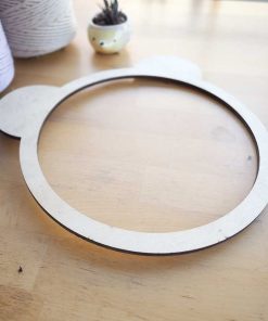 Alternative view of Ahşap Makrome Askısı // Ayı Figürlü