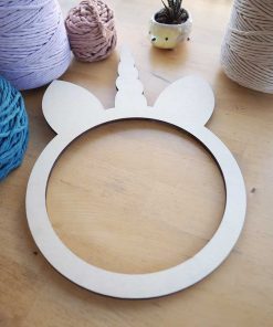 Alternative view of Ahşap Makrome Askısı // Unicorn