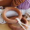 Büyük Ahşap Halka // 12CM 2 buyuk ahsap halka ahsap canta sapi makrome ahsap halka makrome malzemesi 12cm