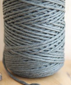 pamuk makrome ipi 5mm tek burgulu string ip koton makrome ip haki cotton makrome ipi