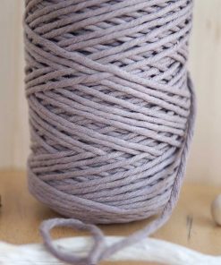 pamuk makrome ipi 5mm tek burgulu string ip koton makrome ip vizon cotton makrome ipi diy
