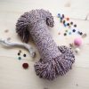 4mm 3 Büküm Pamuk Halat İp ÇOK RENKLİ