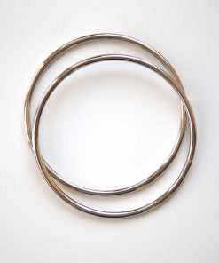 gumus metal canta sapi cifti 15cm 20cm ikili canta sapi diy