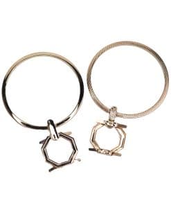 Alternative view of Metal Çanta Sapı // Aparatlı Halka Gold (Çift)