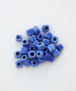 cam boncuk kup gok mavi cam boncuk diy makrome boncuk