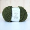 dogal yun ip natural wool 50gr koyu yesil