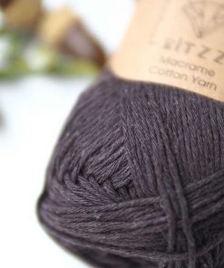 Alternative view of İnce Koton Makrome İpi // 1,5MM // 016 // Koyu Kahve - A31
