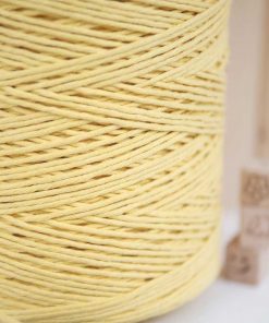 Açık Sarı Tek Burgulu Pamuk İp String Makrome İp // 2mm 7 Açık Sarı Tek Burgulu Pamuk İp String Makrome İp // 2mm - Görsel 3