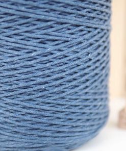 Denim Tek Burgulu Pamuk İp String Makrome İp // 2mm 7 Denim Tek Burgulu Pamuk İp String Makrome İp // 2mm - Görsel 3
