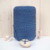 Denim Tek Burgulu Pamuk İp String Makrome İp // 2mm 1 Taranabilir makrome ipi