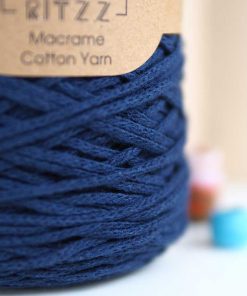 Alternative view of Ritzz Pamuklu Makrome SLIM // 012 // Lacivert