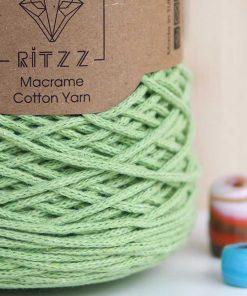 Alternative view of Ritzz Pamuklu Makrome SLIM // 014 // Fıstık Yeşil