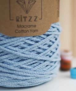 Alternative view of Ritzz Pamuklu Makrome SLIM // 017 // Mavi