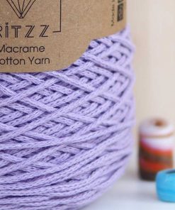 Alternative view of Ritzz Pamuklu Makrome SLIM // 020 // Lila