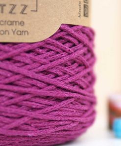 Alternative view of Ritzz Pamuklu Makrome SLIM // 028 // Mürdüm