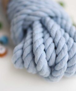 Alternative view of 10mm // 3 Büküm // Pamuk Halat İp // AÇIK MAVİ