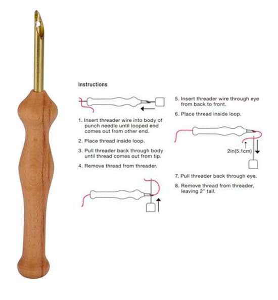 Kalın Uçlu Ahşap Punch ( Panç ) İğnesi 4 Kalın Uçlu Ahşap Punch ( Panç ) İğnesi - Görsel 2