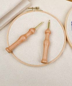 Kalın Uçlu Ahşap Punch ( Panç ) İğnesi 15 bir adet skc kalin uclu ahsap panc ignesi punch needle pn 008 5 0 kopya 2970 P ORG