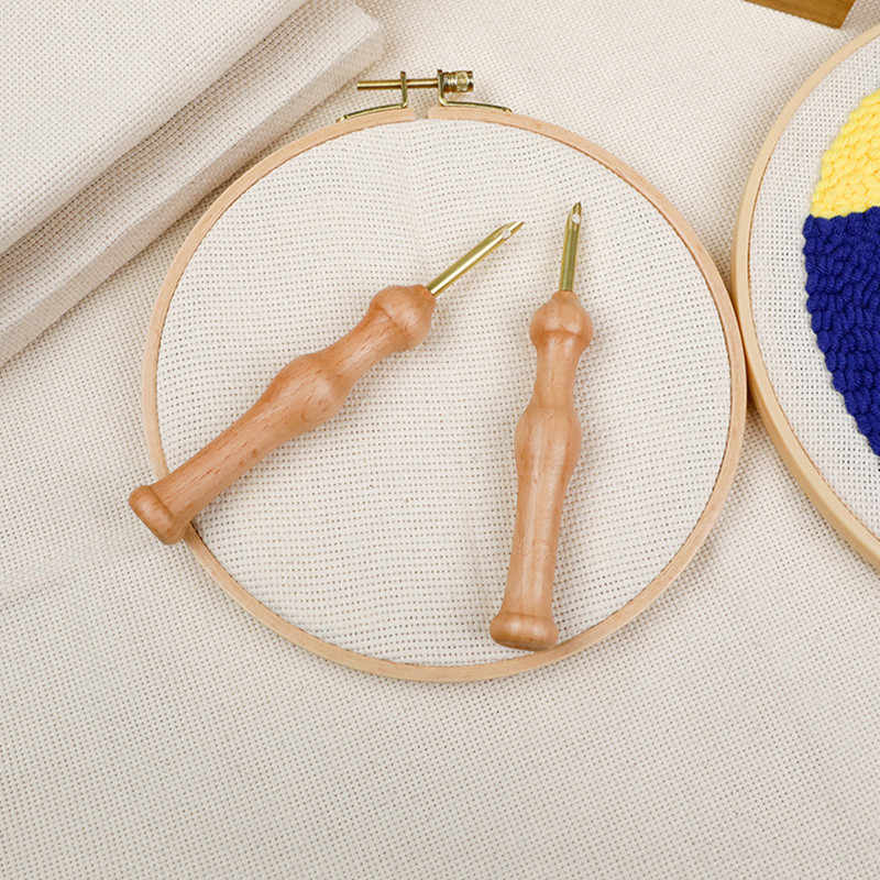 Kalın Uçlu Ahşap Punch ( Panç ) İğnesi 7 Kalın Uçlu Ahşap Punch ( Panç ) İğnesi - Görsel 5