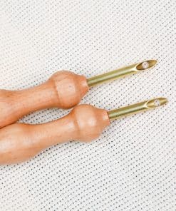 Kalın Uçlu Ahşap Punch ( Panç ) İğnesi 16 bir adet skc kalin uclu ahsap panc ignesi punch needle pn 008 5 0 kopya 2971 P ORG