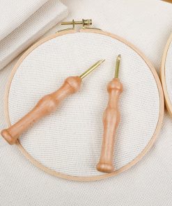 Kalın Uçlu Ahşap Punch ( Panç ) İğnesi 17 bir adet skc kalin uclu ahsap panc ignesi punch needle pn 008 5 0 kopya 2972 P ORG