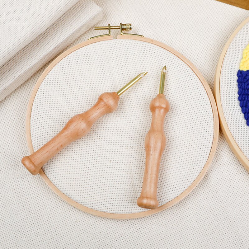 Kalın Uçlu Ahşap Punch ( Panç ) İğnesi 9 Kalın Uçlu Ahşap Punch ( Panç ) İğnesi - Görsel 7