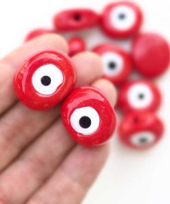 Alternative view of Nazar Boncuğu // Büyük Model // KIRMIZI