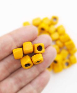 Alternative view of Cam Boncuk Küp Model // KOYU SARI (5'li Paket)